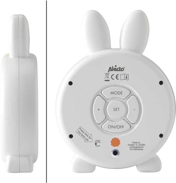 Alecto Baby Bunny - rytmelærer vækkeur, analog