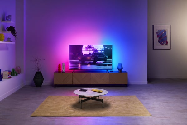 WiZ Sync Box och TV-bakgrundsbelysning, 75"-85"