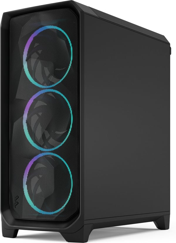 Fractal Design Meshify 3 Svart RGB TG Ljus Ton ATX-chassi