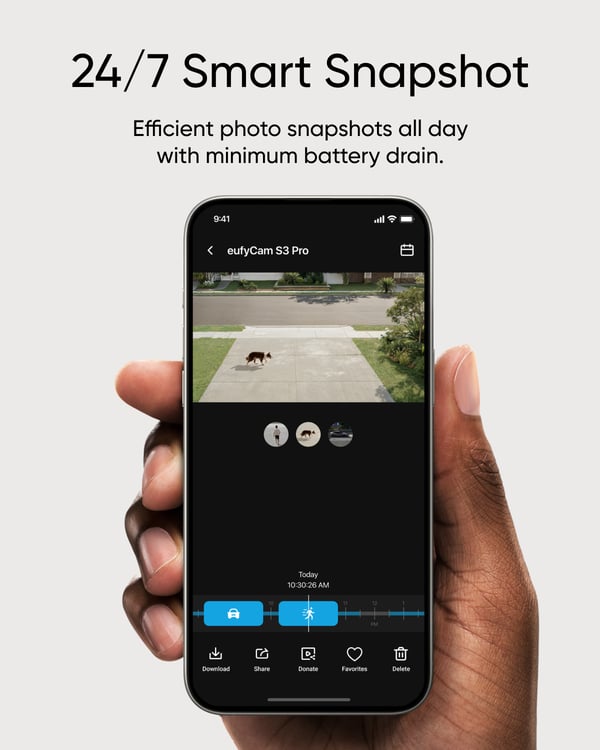 Anker eufyCam S3 Pro 4K övervakningskamerasystem, 2 kameror