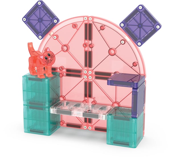 MAGNA-TILES® Kattklätterträd magnetiskt byggset, 13 delar