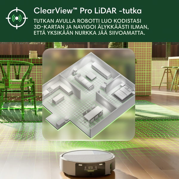 Roomba Max 705 Combo-robot + AutoWash-docka, vit