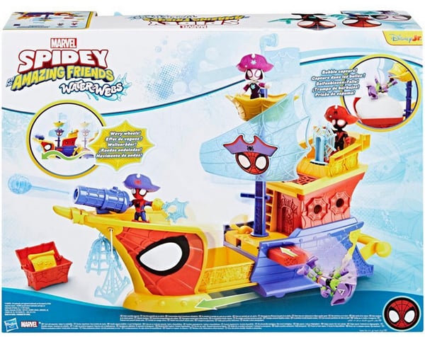 Spidey Webs Ahoy Bubblafartyg, skeppslekset