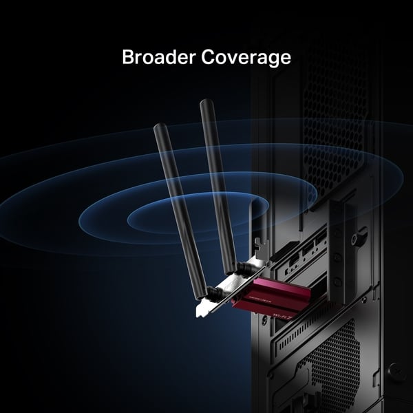 Mercusys MA37BE PCIe WiFi 7 och Bluetooth 5.4 adapter