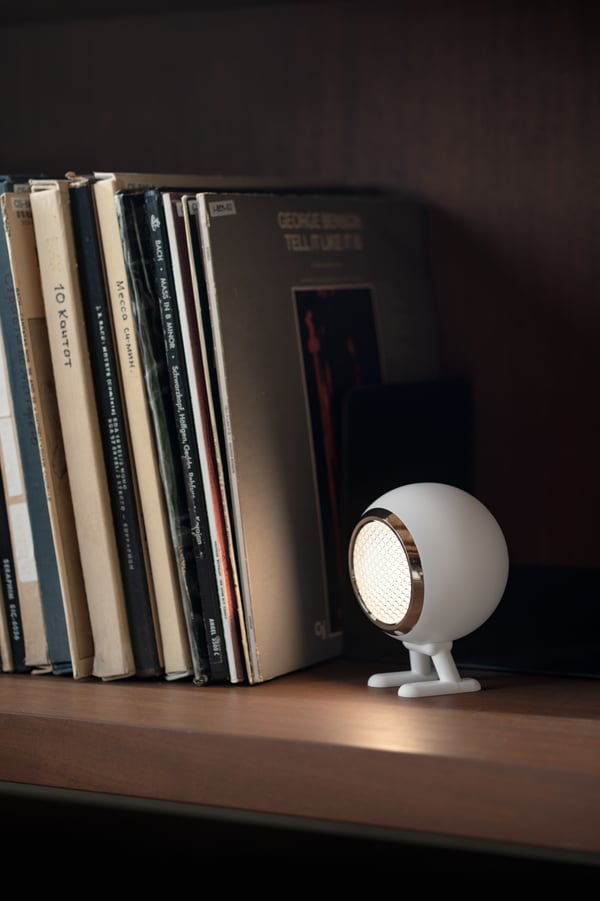Mr. Wattson Norbitt uppladdningsbar LED-lampa, vit