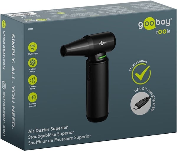 Goobay Luftblåsare Superior, svart