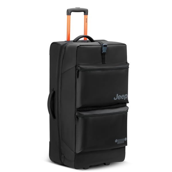 Delsey Jeep JS006B Trolley Duffle resväska, 82 cm, svart