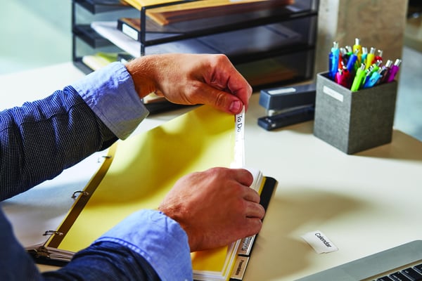 Dymo LabelWriter -hängetikett 50 x 12 mm, 220 etiketter, vit