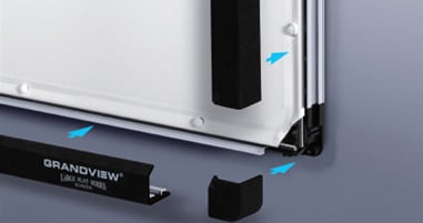 Grandview Fast 4K Edge 84" 16:9 - hurtig projekteringslærred