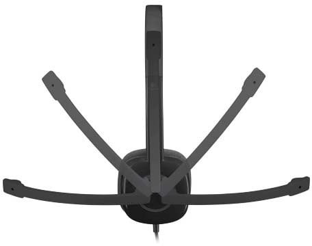 Logitech H151-hovedtelefoner med mikrofon, sort