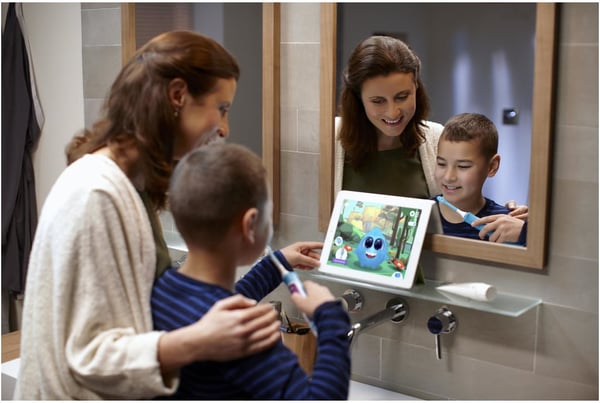 Philips HX6322/04 Sonicare For Kids Sonic -elektrisk tandbørste, aqua