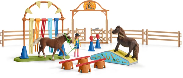 Schleich Farm World 42481 - Ponyagilitytræning