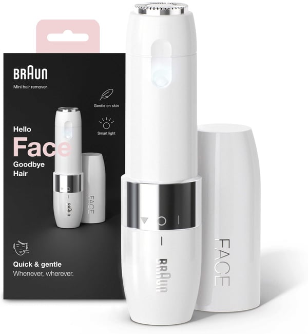 Braun FS1000 Face Mini - ansigtshårfjerner, hvid
