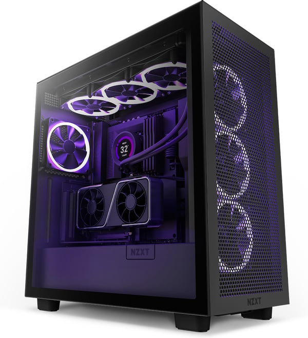 NZXT Vertikal GPU Monteringssats - monteringsram för grafikkort, svart