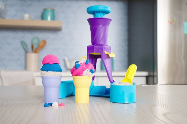 Kinetic Sand Soft Serve Station - glassleksakset