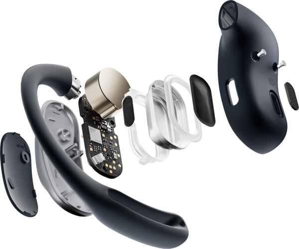 Shokz OpenFit Air trådløse hovedtelefoner, sort