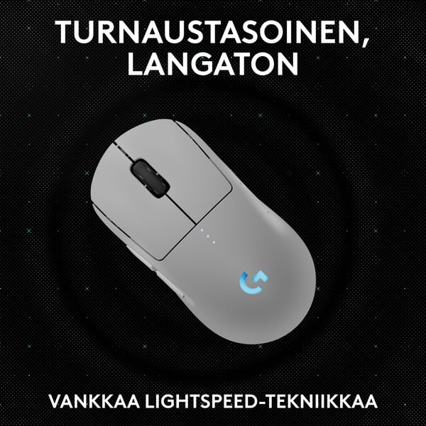 Logitech PRO 2 LIGHTSPEED-spelmus, vit