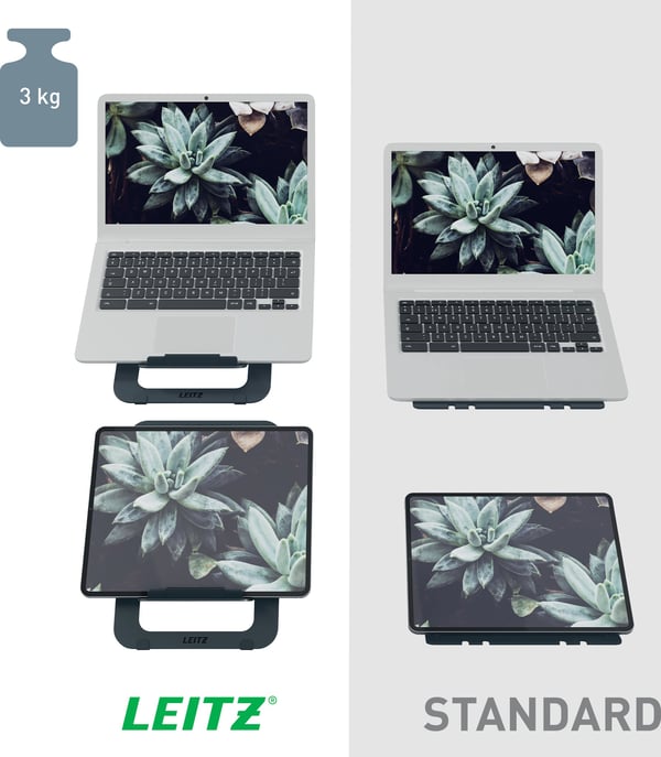 Leitz Ergo aluminiums bærbar computer stativ