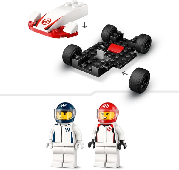 LEGO City 60464 – F1-racere Williams Racing og Haas F1