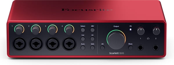 Focusrite Scarlett 18i16 (4:e gen) ljudkort