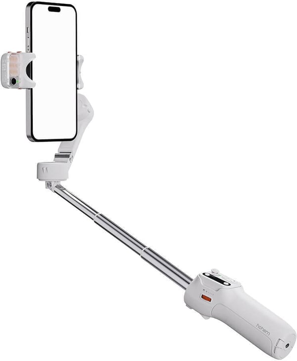 HOHEM iSteady V3 AI Kit gimbal til mobiltelefon, hvid