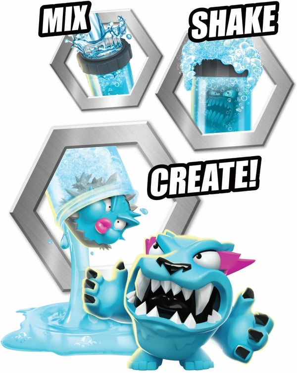 MrBeast Lab Swarms Atomic S2 - 5 figurer, assorterad