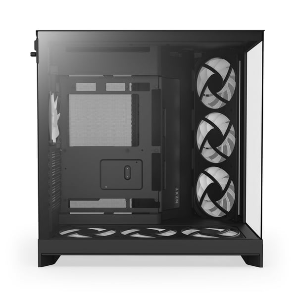 NZXT H9 Flow RGB+ (2025) ATX-chassi, svart