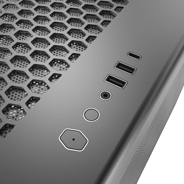 Cooler Master Elite 600 4 Fläktar ATX-chassi, svart