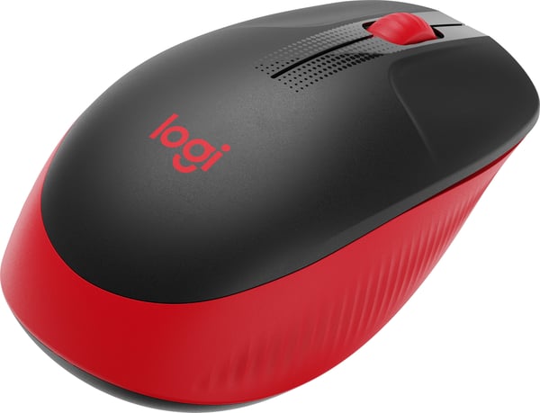 Logitech M190 -trådløs mus, sort/rød