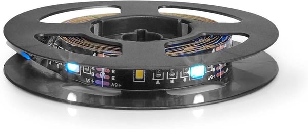 Nedis SmartLife - LED-lysstrope, varmhvid + RGB, bluetooth, 2 m