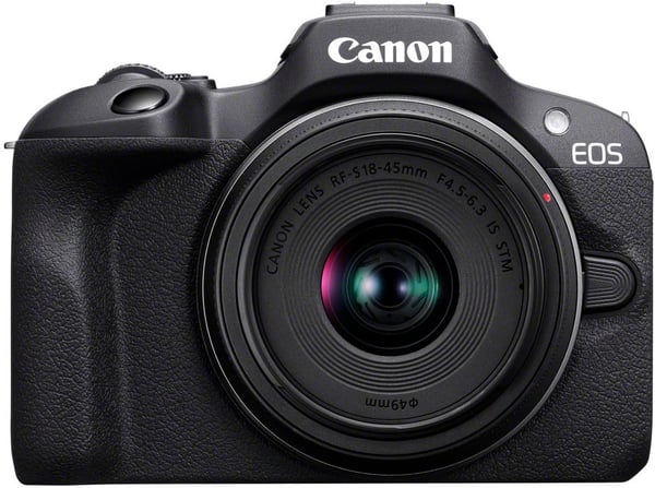 Canon EOS R100 mikro-systemkamera med 18-45 mm IS STM-objektiv