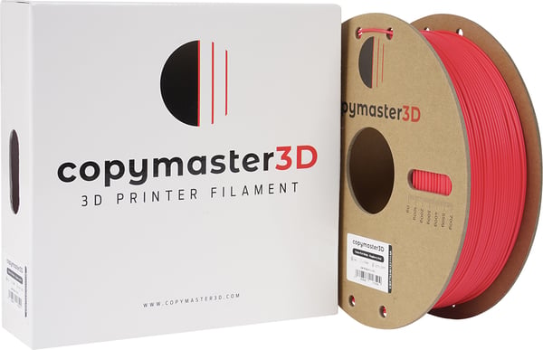 Copymaster3D Turbo PLA Mat -filament til 3D-printere, 1.75 mm, mat rød