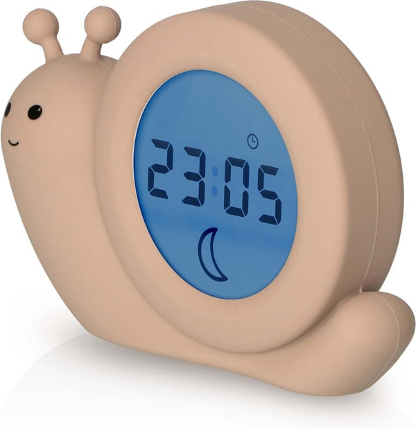 Alecto Baby Simon Snail -urimetrisk læringsur, taupe