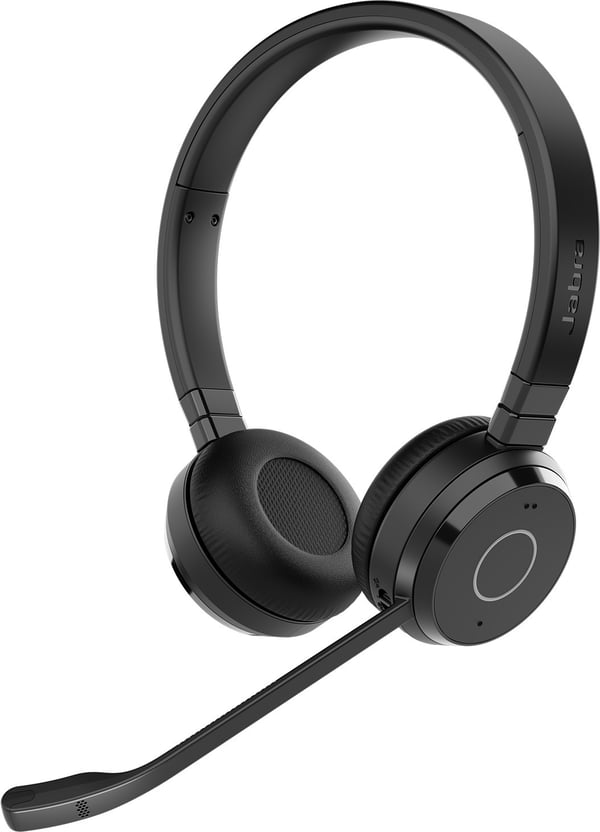 Jabra Evolve 65 TE Bluetooth-headsetmikrofon, UC, USB-A, Stereo