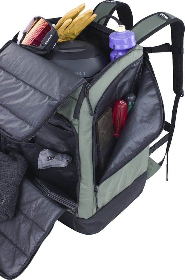 Evoc GEAR RYGGSEK 60 -utrustningsryggsäck, grön
