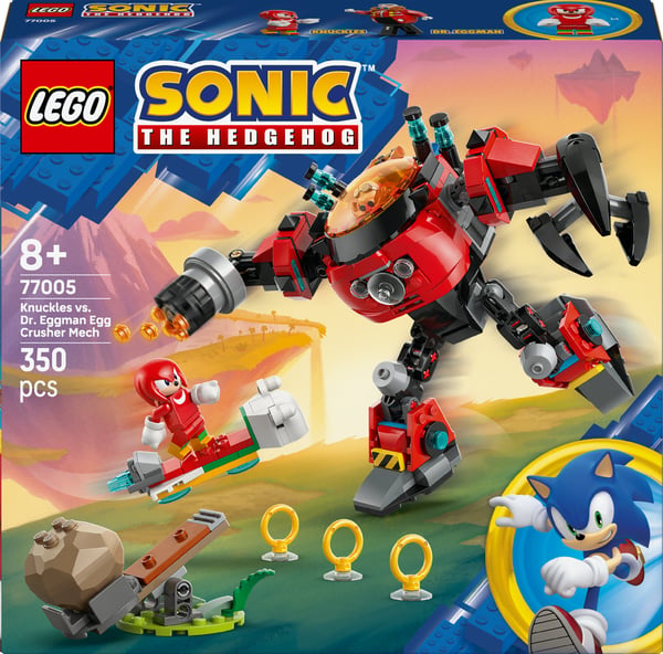 LEGO Sonic the Hedgehog 77005 - Knuckles mot Dr. Eggman och Egg Crusher-roboten