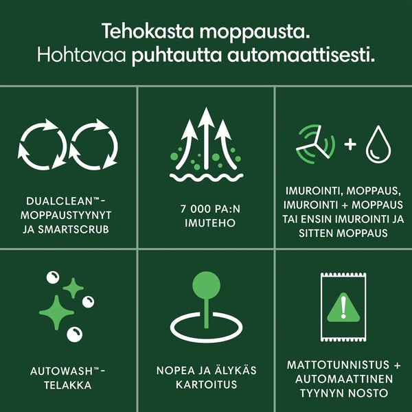 iRobot Roomba 405 Combo+ robotdammsugare, vit
