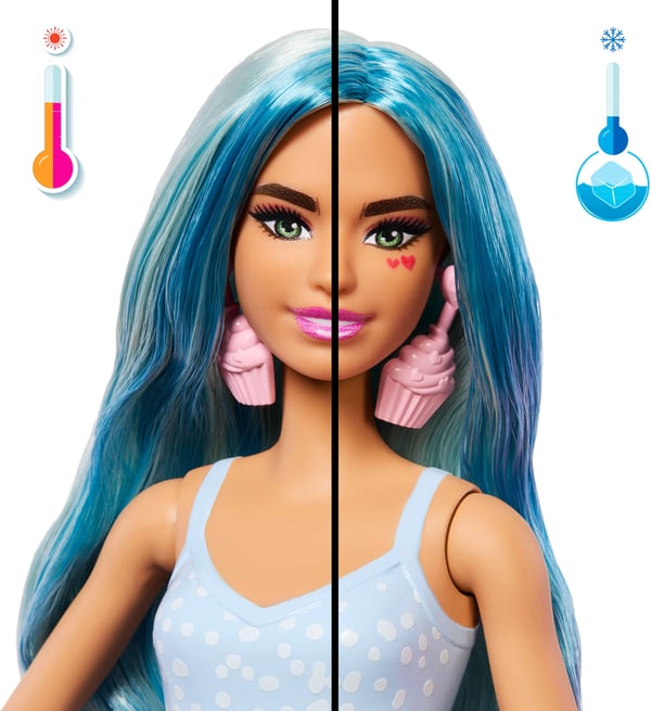 Barbie Pop Reveal Treats Series Docka, blå