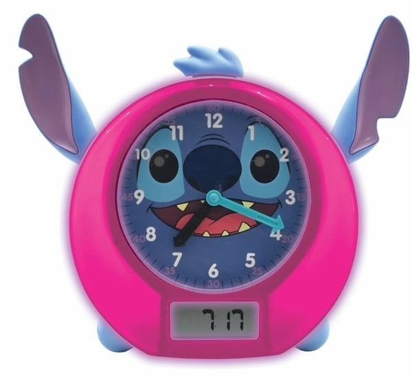 Disney Stitch Sömnlärande vän och väckarklocka
