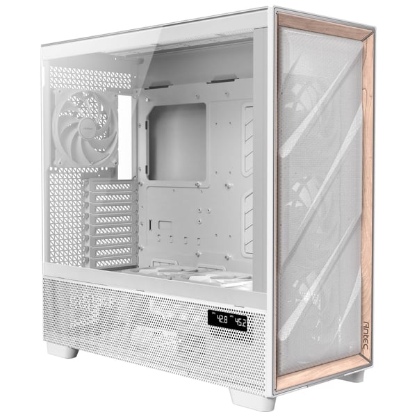 Antec Flux Pro ATX-chassi, vitt