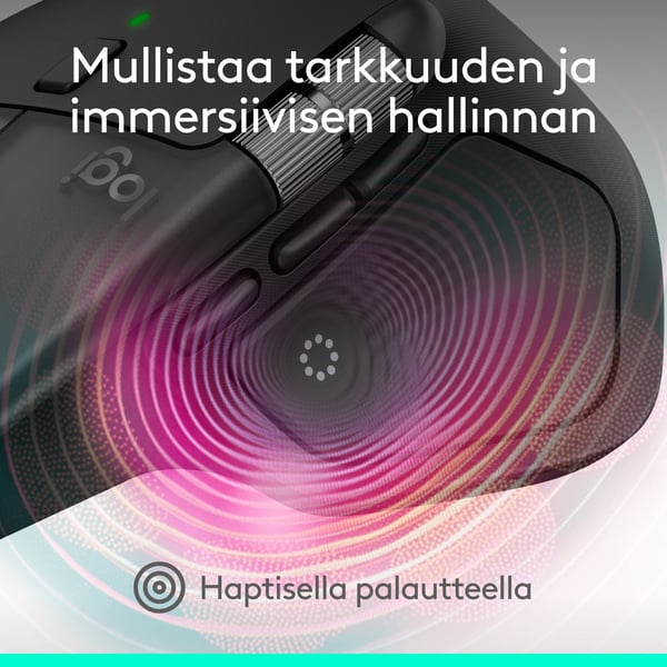 Logitech MX Master 4 för Mac-mus, svart