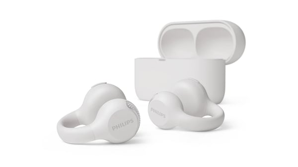 Philips TAQ2000 trådlösa open-ear hörlurar, vit