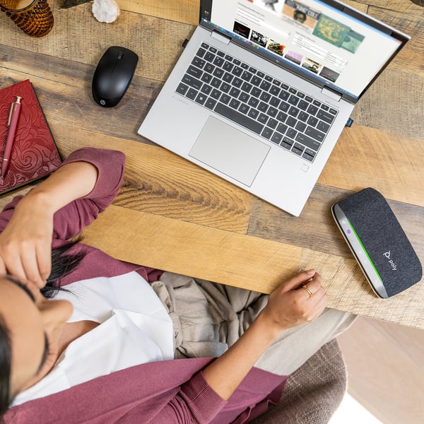 Poly Sync 20-M Högtalartelefon USB-C/A Adapter konferenshögtalare (B95VMUT)