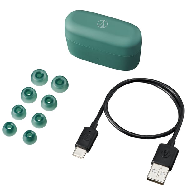 Audio-Technica ATH-CKS30TW+GR öronsnäckor, grön