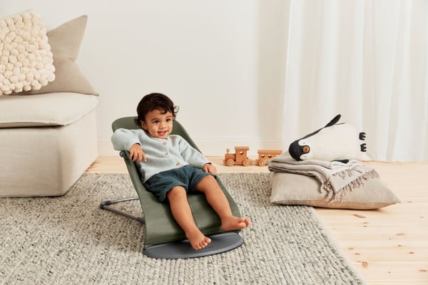 BabyBjörn Bliss Woven -stol, mørkegrøn