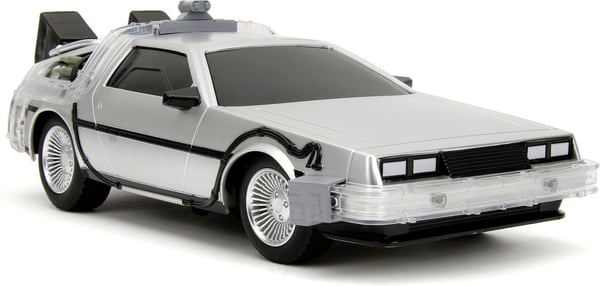 Jada Back to the Future RC Time Machine -radio-kontrolleret bil, 1:16