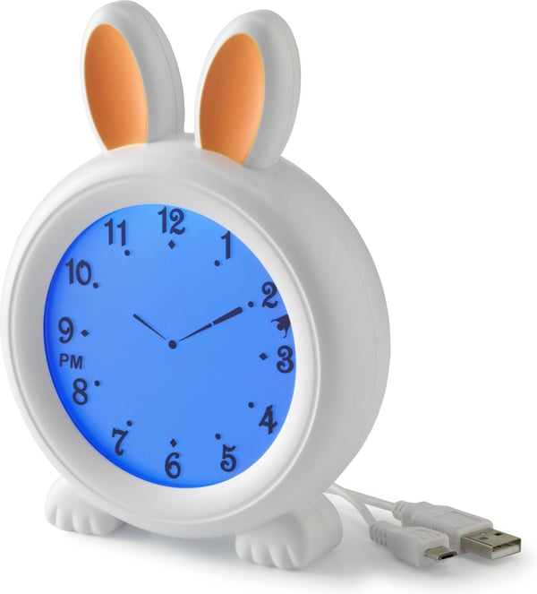 Alecto Baby Bunny - rytmelærer vækkeur, analog