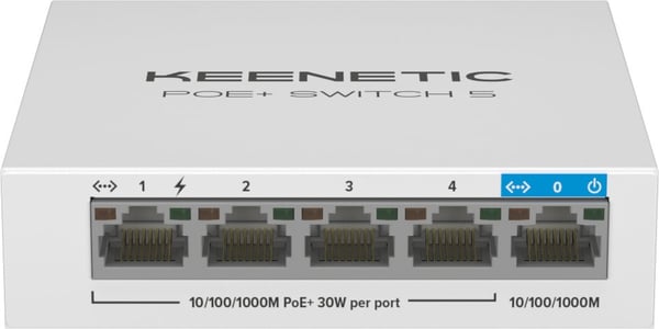 Keenetic PoE+ -5-port switch