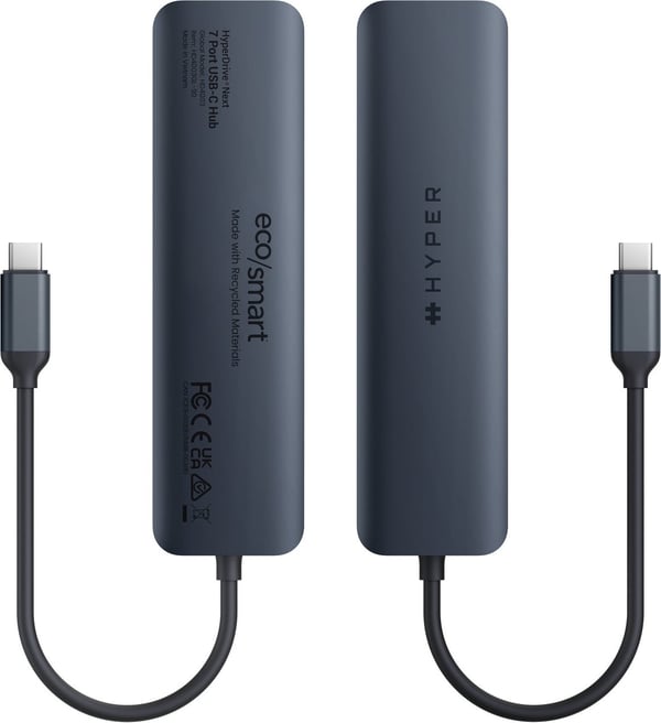 HyperDrive Next 7-port USB-C-hub, midnattblå