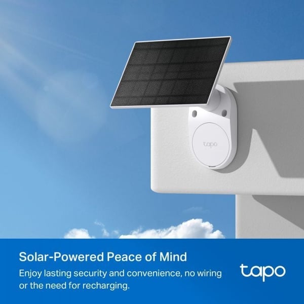TP-Link Tapo C460 Kit 4K Säkerhetskamera med Solpanel, Batteridriven